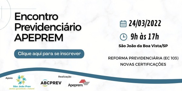 Encontro Previdenciário APEPREM